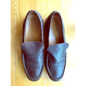 John Varvatos leather loafers.